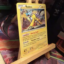 Raikou 55/162 XY HOLO BLEED BREAKthrough Cosmos Holo Rare Pokemon TCG NM - Image 3