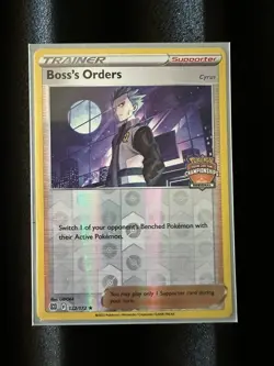 Boss's Orders (Cyrus) 132/172 - Pokemon TCG - Brilliant Stars - Regional Promo - Image 1
