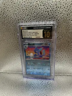 CGC 10 Pristine Wartortle 008/165 Reverse Holo Pokeball Japanese Pokemon 151 - Image 1