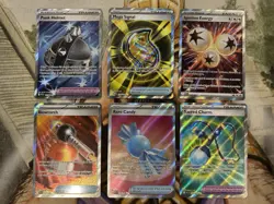 Pokemon Item Trainer Lot of 6 Rare Candy Ultra Rare Full Art English Holo - NM/M - Image 1