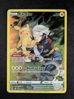 2022 Pokemon PIKACHU #TG05/TG30 Lost Origin Trainer Gallery Ultra Rare English - Image 1