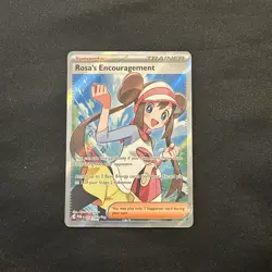 Rosa's Encouragement 114/088 Full Art Trainer Perfect Order Pokemon - Image 1