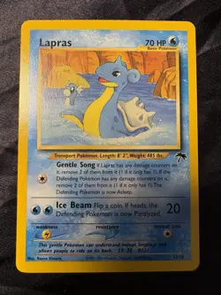 Pokemon TCG Lapras Southern Islands Promo 12/18 (LP) - Image 4