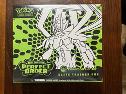 Pokemon Center ETB Mega Evolution Perfect Order Elite Trainer Box Sealed - Image 1