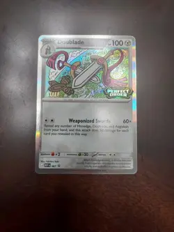 Pokemon TCG Perfect Order Doublade Prerelease Staff Promo 067 NM+ - Image 1
