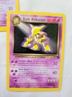 2000 Pokemon Evolution Lot Abra Dark Kadabra & Alakazam Team Rocket LP/NM - Image 2