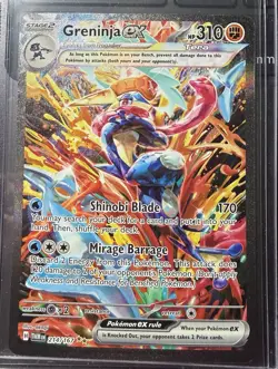 2024 POKEMON GRENINJA EX TWILIGHT MASQUERADE SPECIAL ILLUSTRATION #214/167! MINT - Image 1