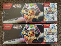 Pokemon Prismatic Evolutions Surprise Box Booster Bundle Sams Club - LOT OF 2 - Image 1