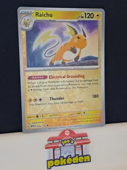 Raichu 026/165 Reverse Holo - Pokemon TCG 151 S&V English - Image 1