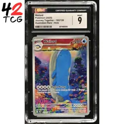 CGC Mint 9 Wailord 162/159 Pokemon Journey Together JTG EN - Image 1