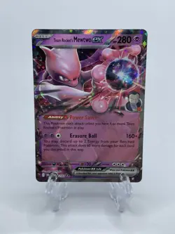 Team Rocket's Mewtwo ex 081/182 - Destined Rivals - Double Rare Holo - Pokemon - Image 1