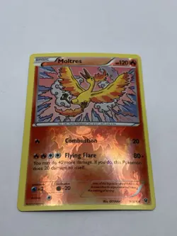 Moltres 9/124 - XY Fates Collide - Reverse Holo Rare - Pokemon - Image 2