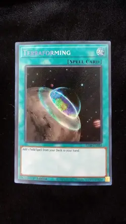 YuGiOh! TCG Terraforming RA04-EN084 Secret Rare - Near Mint - Image 1
