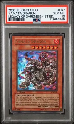 Yamata Dragon *PSA 10* 1st Edition *LOD-067* Ultra Rare *Legacy Of Darkness*2003 - Image 1