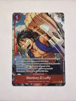ONE PIECE TCG Monkey D. Luffy (Alt Art) OP14-013 SR The Azure Sea's Seven - Image 1