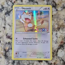 Pokemon Meowth Promo Holo Toys R Us 60HP 053/083 Miscellaneous Cards & Products - Image 1