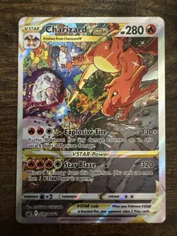 Pokemon 2022 Charizard VSTAR SWSH262 Sword & Shield Promo Holo Card English - Image 1