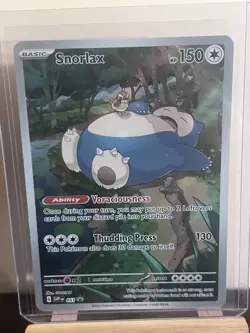 Pokemon TCG - Snorlax 051 Scarlet & Violet Holo Promo Card Near Mint - Image 1