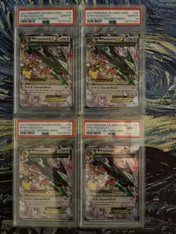 4 Rayquaza EX Celebrations PSA 10 Pokemon Cards - Image 1