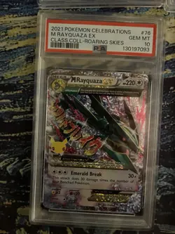 4 Rayquaza EX Celebrations PSA 10 Pokemon Cards - Image 3