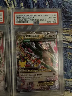 4 Rayquaza EX Celebrations PSA 10 Pokemon Cards - Image 5