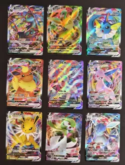 lot 9 Umbreon Leafeon Sylveon Gardevoir RRR VMAX Chinese Pokemon Cards NE40 - Image 1