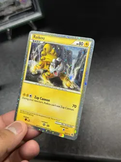 Pokemon TCG Raikou HGSS19 Black Star Promo Holo Card Near Mint 2010 - Image 5