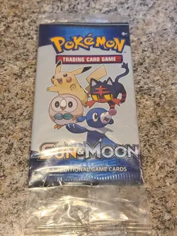 Pokemon TCG - Sun & Moon Pack - 3 Cards *SEALED* Sealed Pokemon Cards (Y8) - Image 1