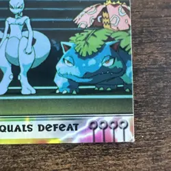 1999 Pokemon Topps First Movie Round One Equals Defeat #26 Card - Image 4