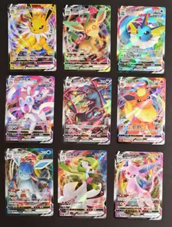 lot 9 Umbreon Leafeon Sylveon Gardevoir RRR VMAX Chinese Pokemon Cards NE40 - Image 1