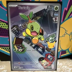 Pokemon TCG Turtwig Basic 90 HP Razor Leaf Grass MEP Set Card 040 - Image 1