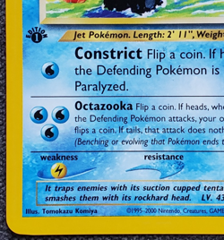 1st Edition Octillery - Neo Revelation - #34/64 - Vintage Pokemon Card 2001 WOTC - Image 5