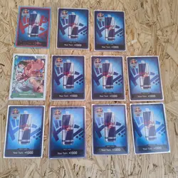 One piece card Game Red Bull Double DON!! Event Tcg Pack NM With Luffy Promo - Image 1
