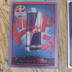 One piece card Game Red Bull Double DON!! Event Tcg Pack NM With Luffy Promo - Image 2