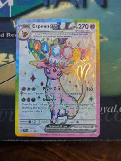 Pokemon Espeon ex SVP176 Scarlet & Violet Promo Holo 280HP EX Card - Image 1