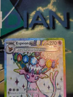 Pokemon Espeon ex SVP176 Scarlet & Violet Promo Holo 280HP EX Card - Image 2