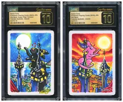 Pokemon CGC10 PRISTINE AUTO 10&9 Spare Card Yukina Suzuki 2023 Old Maid Japanese - Image 1