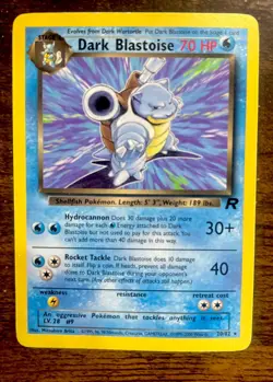 Dark Blastoise 20/82 Team Rocket Regular Pokemon 70HP 1999/2000 Wizard Mint Card - Image 1