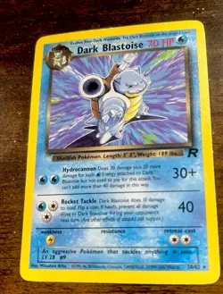 Dark Blastoise 20/82 Team Rocket Regular Pokemon 70HP 1999/2000 Wizard Mint Card - Image 2