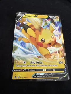 Pikachu V SWSH285 SWSH: Sword & Shield Promo Cards Holo - Image 1