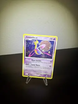 Pokemon TCG Cresselia Great Encounters Holo Rare Card 2/106 Swirl 🌀 Near Mint - Image 2