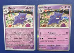 Pokemon 151 TCG Gengar Holo & Reverse Holo Rare LOT S&V 151 Card 094/165 - Image 1