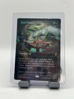 MTG, Food Chain FOIL (Borderless) 133 Commander: Teenage Mutant Ninja Turtles - Image 1