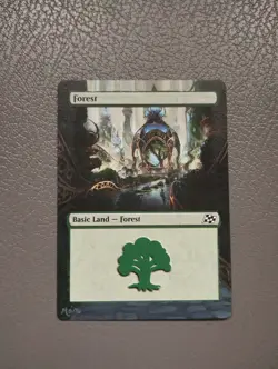 Forest #291 MTG Aetherdrift Hand Painted Borderless Extended Full Altered Art - Image 1