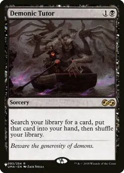 Demonic Tutor - The List The List Magic mtg NM-Mint, English x1 - Image 1
