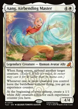 Aang, Airbending Master Avatar the Last Airbender Eternal Legal Magic mtg NM-Mt - Image 1