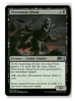 Silversmote Ghoul 122 Uncommon Core Set 2021 Magic: The Gathering Foil LP - Image 1