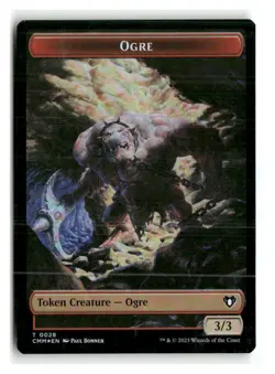 Eldrazi Spawn // Ogre Double-Sided Token 3 // 28 Commander Masters MTG Foil LP - Image 2
