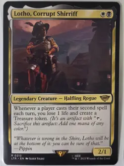Lotho, Corrupt Shirriff Universes Beyond: the Lord of the Rings: MTG Regular - Image 1