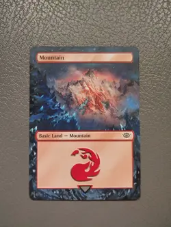 Mountain #268 MTG The Lord of the Rings Hand Painted Extended Full Altered Art - Image 1